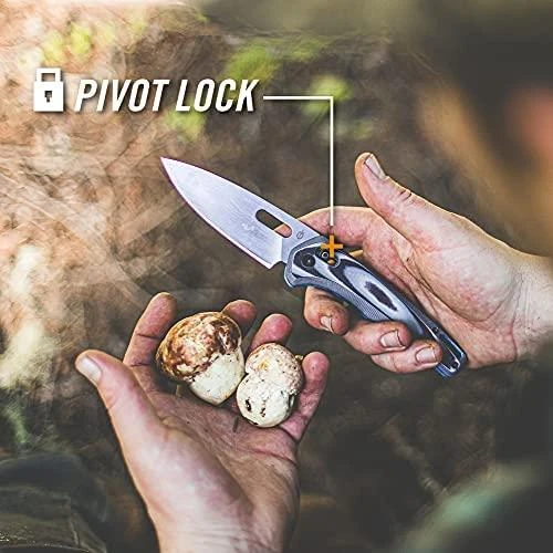 Lenktinis peilis Gerber Sumo Folder, Juodas FE
