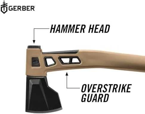 Gerber kirvis Bushcraft Axe - Coyote (didelis)