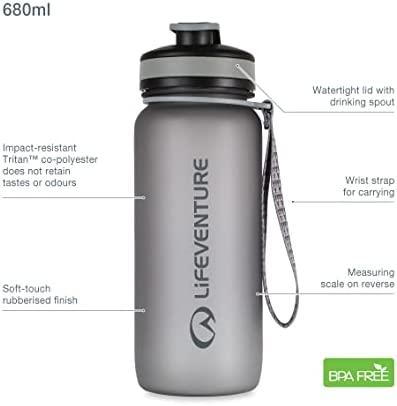 Gertuvė Lifeventure Buteliukas na wodę pilka 650ml