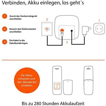 GIS Gigaset CL660A DECT telefonas Antracitas, Juoda
