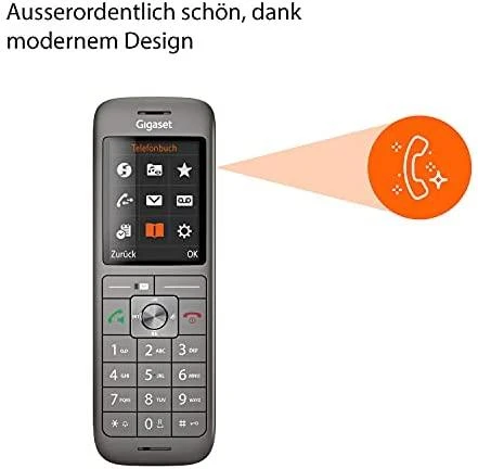 Gigaset CL660HX papildomas ragelis telefonui, pilkas