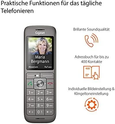 Gigaset CL660HX papildomas ragelis telefonui, pilkas