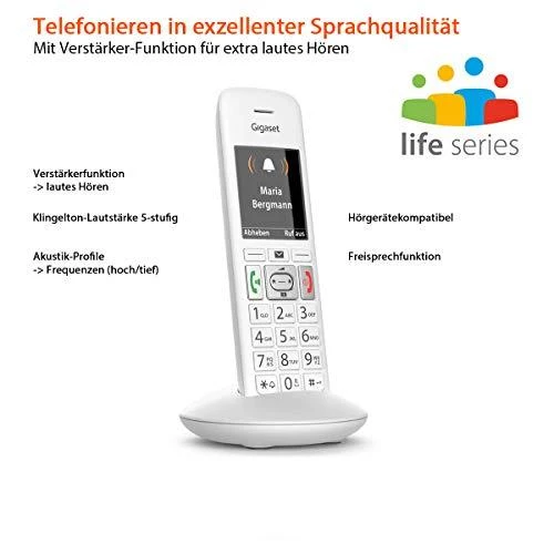 Gigaset E370 HX, baltas