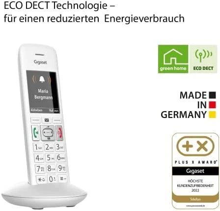 Gigaset E370 HX, baltas
