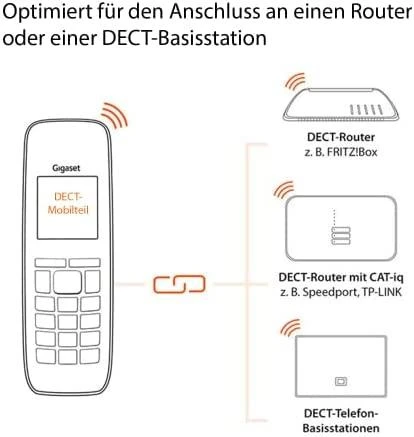 Gigaset E370 HX, baltas
