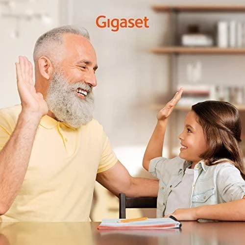 GIS Gigaset E720 Analoginio ryšio / DECT telefonas Skambintojo ID Juoda