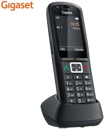 GIS Gigaset R700H PRO DECT telefonas Skambintojo ID Juoda