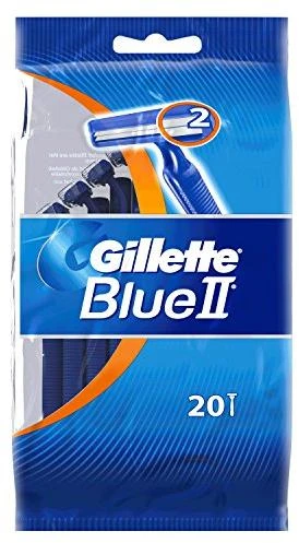 Gillette Mėlyna II skutimosi peiliukai 15+5 vnt