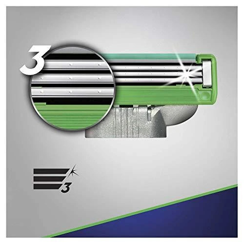 „Gillette Mach3 Sensitive“ keičiami peiliukai vyrams, 4 vnt.