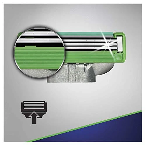 „Gillette Mach3 Sensitive“ keičiami peiliukai vyrams, 4 vnt.
