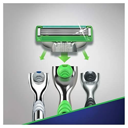 „Gillette Mach3 Sensitive“ keičiami peiliukai vyrams, 4 vnt.