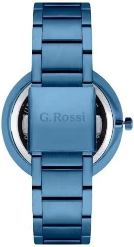 G. ROSSI WATCH - 11155B2-6F3 (zg784g) mėlynas + BOX