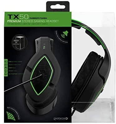 „Gioteck TX-50“ universalios stereo žaidimų ir kelionių ausinės