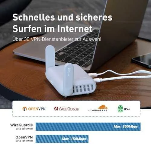 Maršrutizatorius mini Wi-F 6 GL-iNet Ber