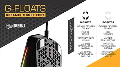 Pakaitiniai pelės padukai Glorious G-Floats skirta Model O ir O-, Keramikiniai