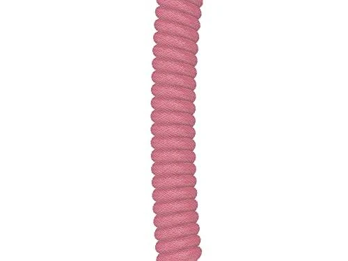 Glorious Coiled Cable susuktas klaviatūros laidas Prism Rožinė, USB-C į USB-A – 1,37m, rožinės spalvos