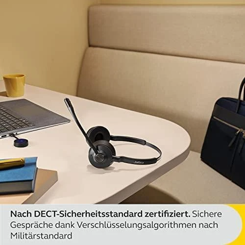 „Jabra Engage 55“ ausinės, stereofoninė, belaidė, USB-A, EMEA / APAC, DECT [UC sertifikuota]