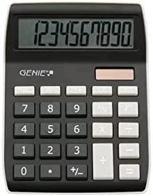 „Genie“ skaičiuotuvas „GENIE 840BK“ juodas 10 skaitmenų skaičiuotuvas