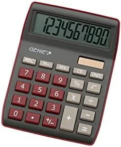 Genie GIE 840DR skaičiuotuvas su spalvotais klavišais