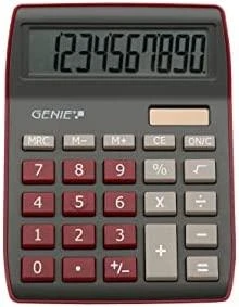 Genie 840DR skaičiuotuvas su raudonais mygtukais