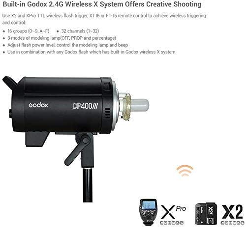 „Godox DP400III Studio Flash“.