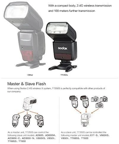 Godox TT350 speedlite, skirta Sony