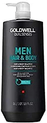 Vyriškas plaukų ir kūno šampūnas Goldwell Men Hair & Body, 1000 ml