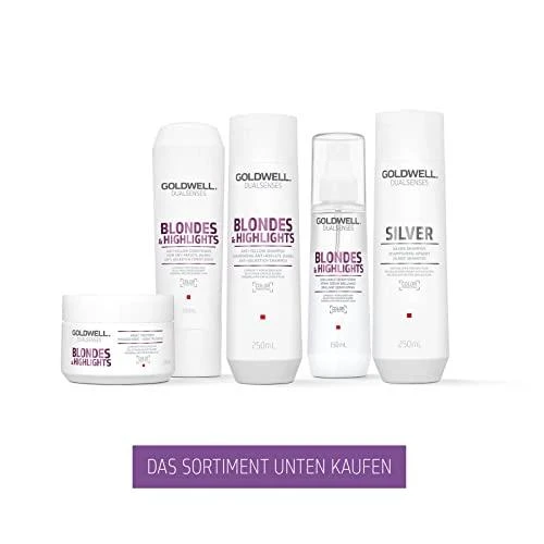 Šviesintų plaukų šampūnas Goldwell Blondes&amp;HighLights Anti-Geltona Šampūnas 250ml
