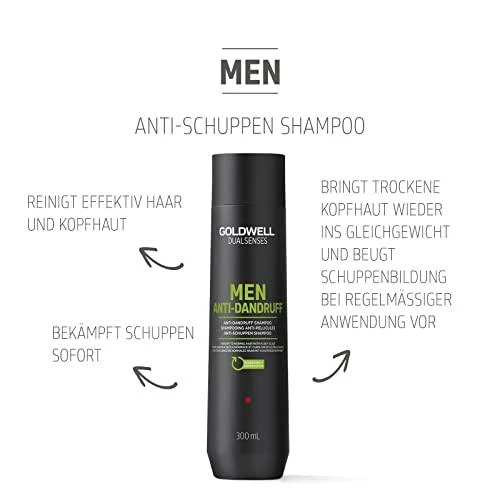 Šampūnas vyrams nuo pleiskanų Goldwell Men Nuo pleiskanų Šampūnas 300ml