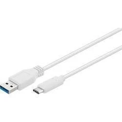 Goobay USB-C į USB A 3.0 kabelis 67185 USB-C kištukas, USB 3.0 kištukas (A tipo), 0,5 m, Baltas