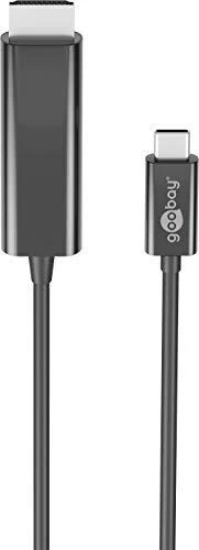 Goobay | USB-C HDMI adapterio laidas (4k 60 Hz) | USB-C kištukas | HDMI kištukas (A tipo) | USB-C–HDMI | 1,8 m