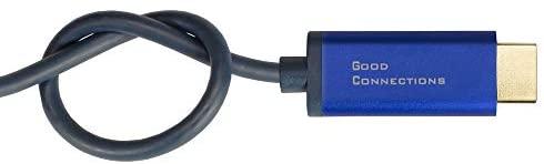 AV adapteris Alcasa Alcasa 4860-SF050B Kabelio adapteris 5m DisplayPort HDMI Mėlynas