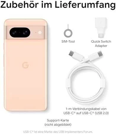 Telefonas Google Pixel 8 5G 256GB DS (Rose)