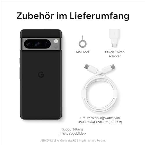 Telefonas Google Pixel 8 Pro 5G 128GB DS (Obsidian)
