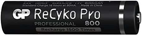 GP Baterija GP Baterija (AAA) Įkraunama RECYKO+ Pro NIMH R03, GPRHCH83B205, (4 baterijos / lizdinė plokštelė), 800 mAh