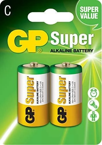 GP LR14 C Super šarminės baterijos, 2 vnt.
