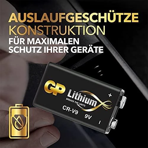 Gp Batteries GP 9V CR-V9 6f22 baterijos 1 vnt.