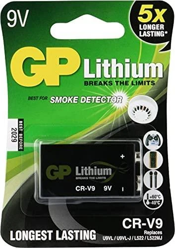 Gp Batteries GP 9V CR-V9 6f22 baterijos 1 vnt.