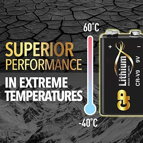 Gp Batteries GP 9V CR-V9 6f22 baterijos 1 vnt.