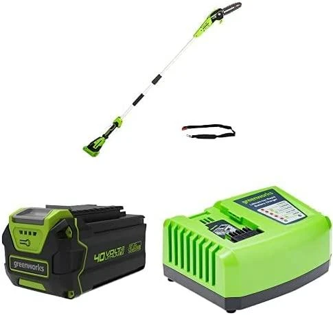 Greenworks Grandininė aukštapjovė G40PSF 20 cm, 40V, be akumuliatoriaus ir kroviklio