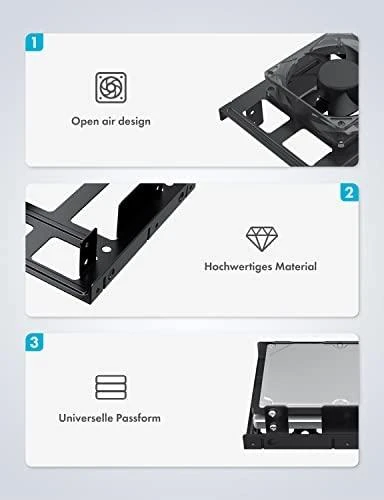 Nezatříděno Graugear GRAUGEAR Konverter M.2 NGFF SSD/HDD 2,5" auf 3,5'' SATA