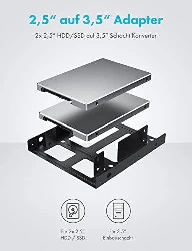 Nezatříděno Graugear GRAUGEAR Konverter M.2 NGFF SSD/HDD 2,5" auf 3,5'' SATA