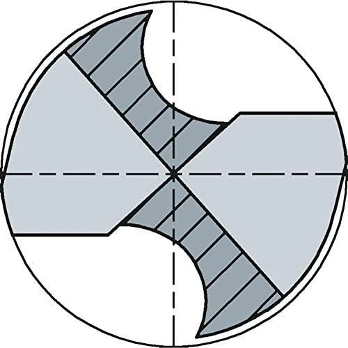 Grąžtas ALPEN 65600019100 spiralinis gręžimo korpusas DIN338RN HSS kobalto rankena KM19 skersmuo 1,0-10,0 mm 19 vnt Sidabrinis