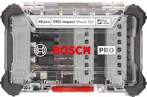 Bosch 40 antgalių ir grąždu kompl. PRO Impact