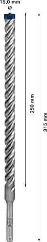 Bosch SDS-plus-7X grąžtas 16x250x315mm, 1 vnt.