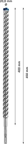 Bosch SDS-plus-7X grąžtas 20x400x450mm, 1 vnt.