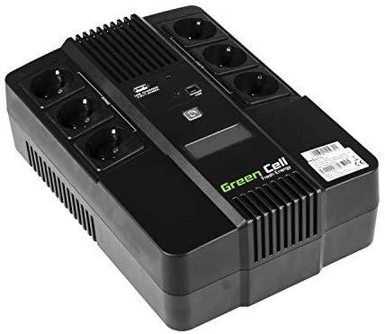 Green Cell Žalias Cell GREENCELL UPS06 UPS Žalias Cell AiO su LCD 600VA