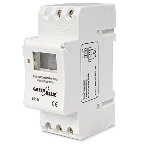 GreenBlue PROGRAMUOJAMAS ELEKTRONINIS LAIKO JUNGIKLIS GB-104