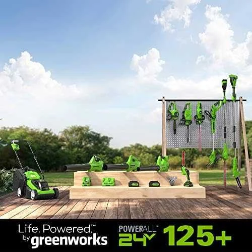 Grandininis pjūklas Greenworks G24MCS10; 24 V (be akumuliatoriaus ir pakrovėjo)