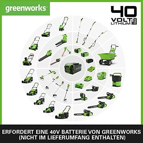 Greenworks žoliapjovė ir krūmapjovė GD40BC 40 cm 40V, be akumuliatoriaus ir kroviklio